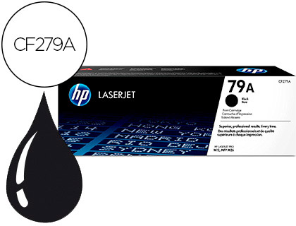 TONER LASER HP 79A CF279A POUR LASERJET PRO M12/MFP M26 COULEUR NOIR 1000P