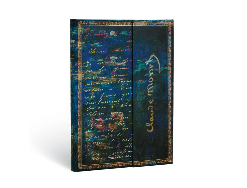 CARNET PAPERBLANKS COUV. RIGIDE LES MANUSCRITS         ESTAMPES MONET LETTRE A       MORISOT MIDI 130X180MM 144 P