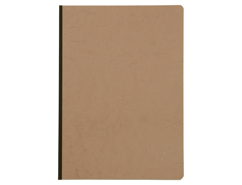 CARNET BROCHURE CLAIREFONTAINENOMADDICT 210X297MM 192 PAGES REGLURE UNIE COLORIS TABAC