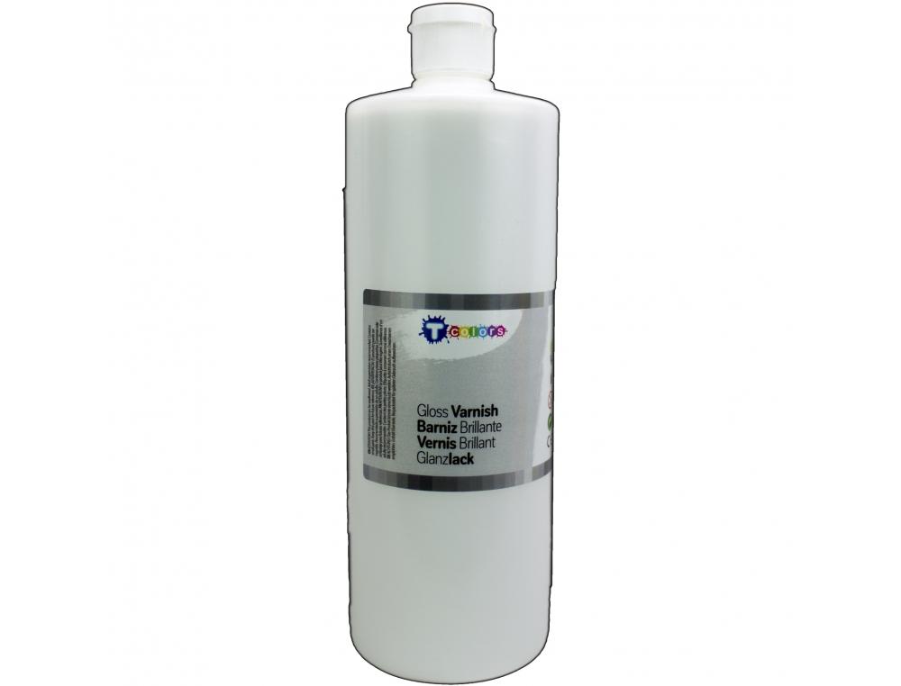 VERNIS GOUACHE TCOLORS FINITION BRILLANTE INCOLORE   FLACON DE 1L