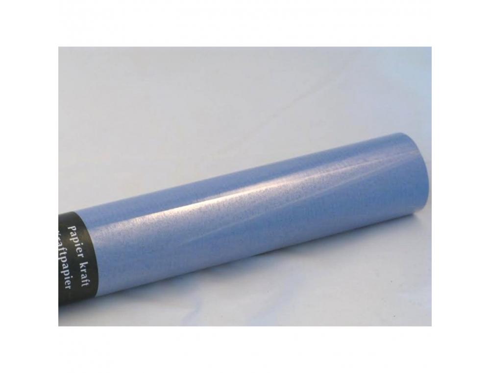 PAPIER KRAFT CLAIREFONTAINE COLORIS BLEU ROULEAU 0,70X3M
