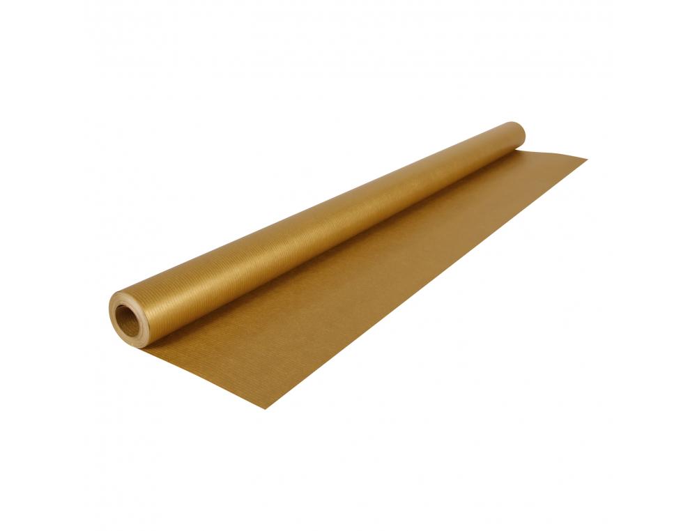PAPIER KRAFT CLAIREFONTAINE COLORIS OR ROULEAU 0,70X10M