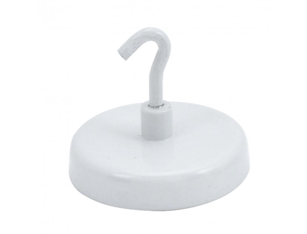 CROCHET SUSPENSION WONDAY MAGNETIQUE Ï 47MM FORCE 18KG  COLORIS BLANC LOT 2 UNITES