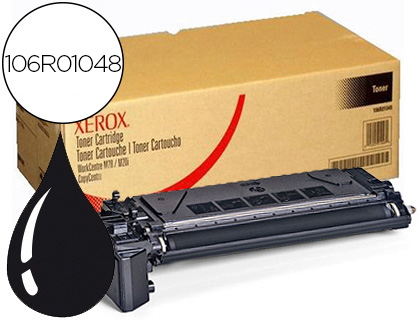 TONER LASER XEROX 106R01048 COULEUR NOIR 8000P