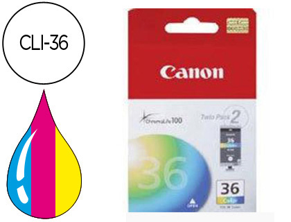 CARTOUCHE CANON JET D'ENCRE 1511 B001-CLI36CL 3 COULEURS