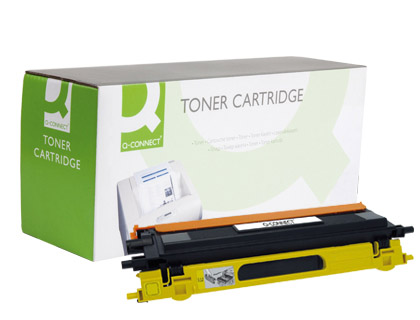 TONER LASER Q-CONNECT COMPATIBLE IMPRIMANTES BROTHER TN135Y COULEUR JAUNE HAUTE CAPACITÉ 4000P