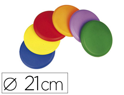 JEU FRISBEE MOUSSE DIAMÈTRE 21CM