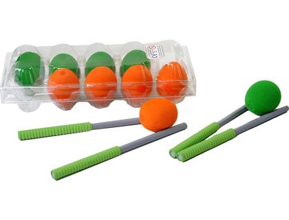 JEU PLASTICO ROTOTECH PERDS PAS TON OEUF 60X50MM 9G DIAMÈTRE BAGUETTE 10MM LONGUEUR 190MM