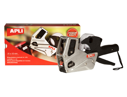 PINCE  TIQUETER APLI AGIPA ALUMINIUM 1 LIGNE 8 CARACTRES 8MM