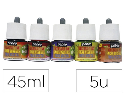 ENCRE VGTALE PBO COULEURS SECONDAIRES SET 5 UNITS X 45ML