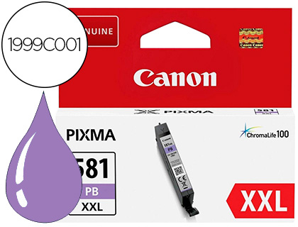 CARTOUCHE CANON JET D'ENCRE 581 XXL TS9550/TS705 COULEUR VIOLET PHOTO
