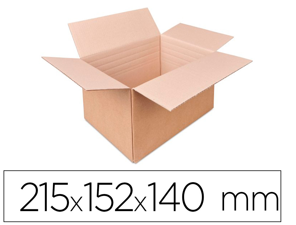 CAISSE À HAUTEUR VARIABLE ANTALIS CARTON ONDULÉ FOND AUTOMATIQUE RAINAGE PRÉDÉCOUPE ANGLES21,5X15,2X14CM