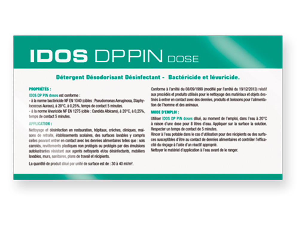 NETTOYANT DOSE 20ML P/250 PIN