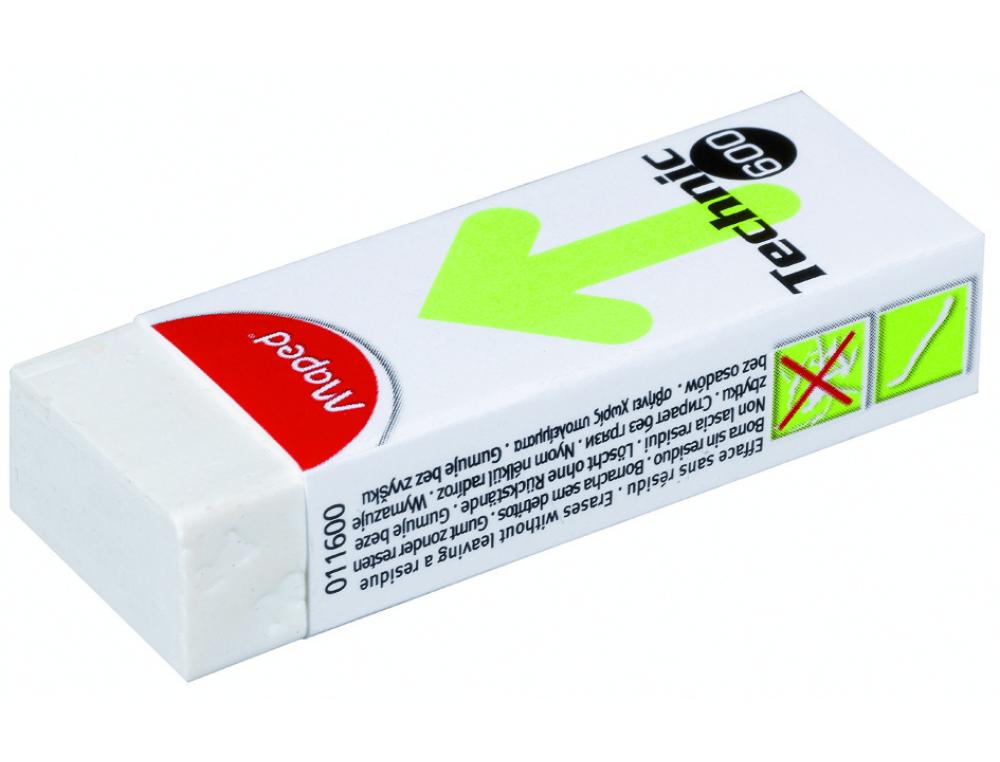 GOMME MAPED TECHNIC 600 61X22X12MM PLASTIQUE CRAYONS MINES CALQUE PAPIER