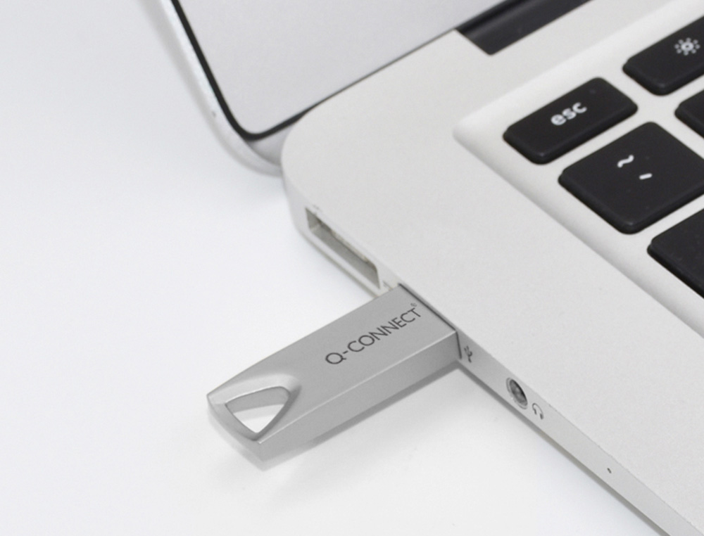 CLÉ USB Q-CONNECT 2.0 PREMIUM 32GB VITESSE LECTURE 13MB/S ÉCRITURE 3.5MB/S