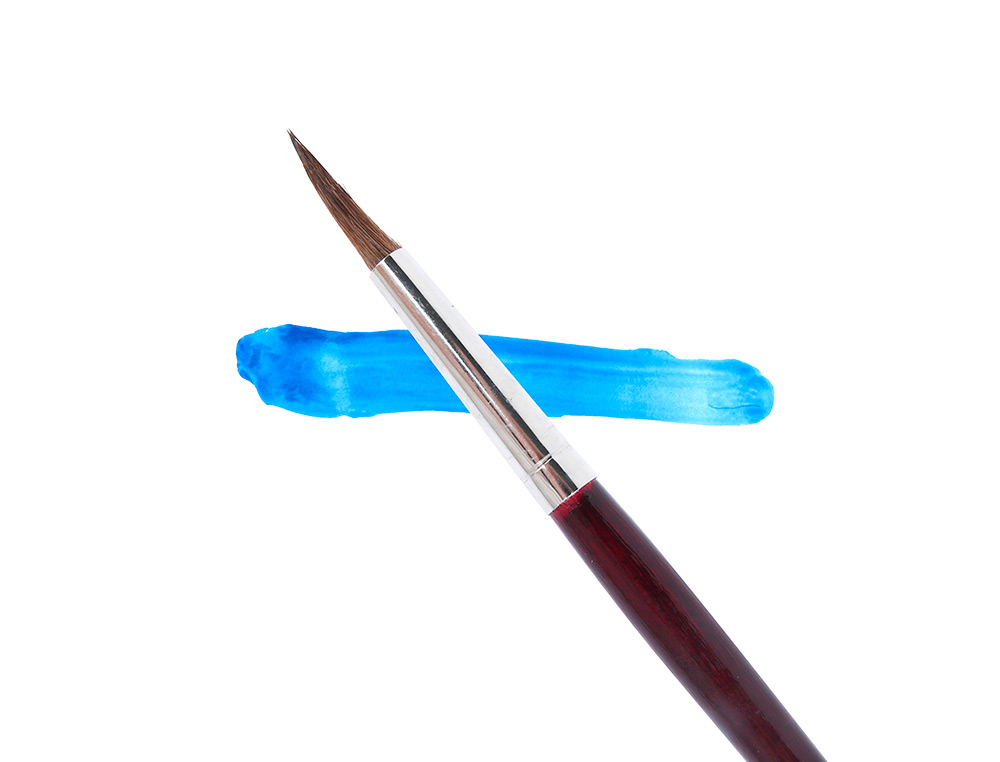 PINCEAU LIDERPAPEL BOIS VIROLE CHROME AQUARELLE N11