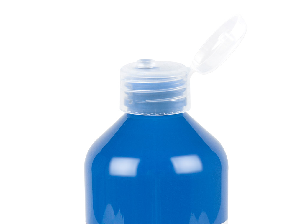 GOUACHE DOIGT LIDERPAPEL LIQUIDE LAVABLE BASE EAU      COLORIS BLEU FLACON DE 125ML