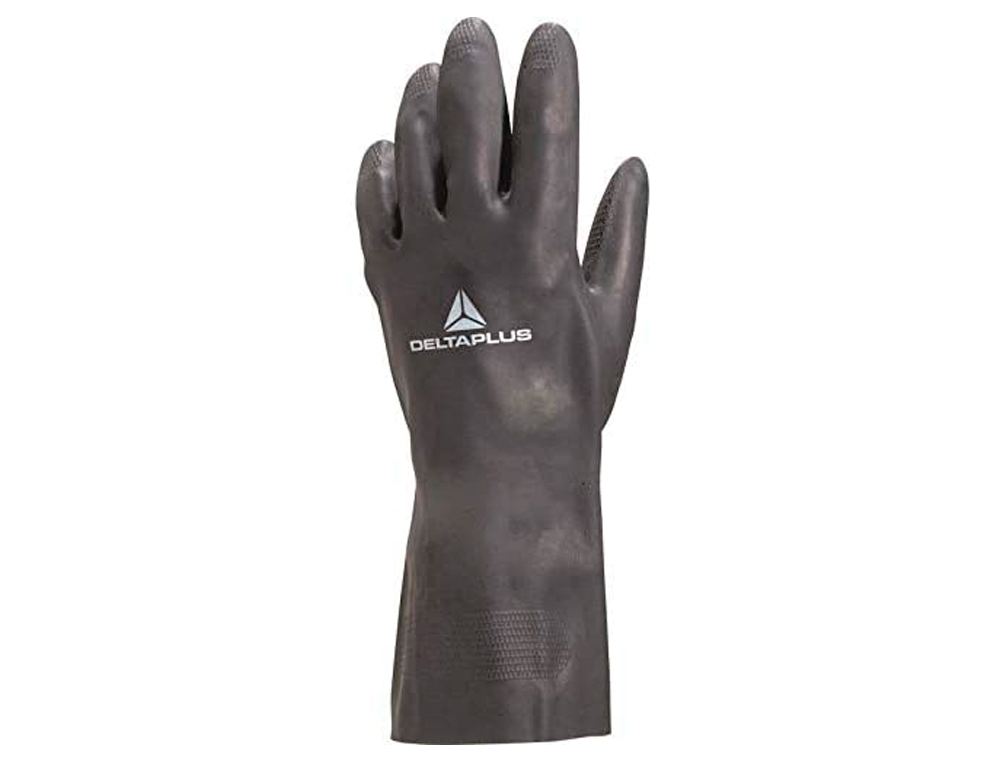GANT NÉOPRÈNE DELTPALUS FLOQUÉ COTON LONGUEUR 30CM ÉPAISSEUR 0.75MM COLORIS NOIR TAILLE 6/7 PAIRE
