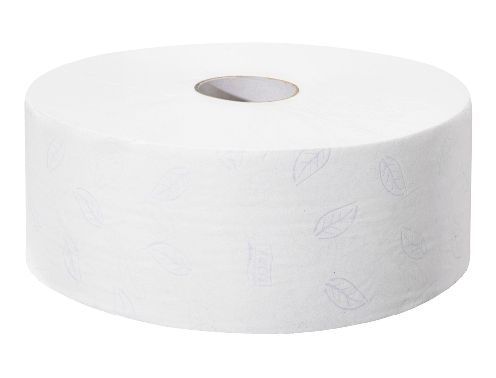 PAPIER TOILETTE TORK JUMBO T1 ROULEAU MAXI 360M 9,4CMLARGE MANDRIN 6CM DOUBLE ÉPAISSEUR FEUILLE LAURIER ECOLABEL PACK 6U
