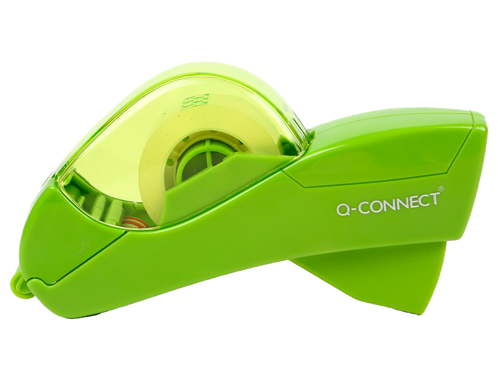 DEVIDOIR Q-CONNECT AUTOMATIQUE PLASTIQUE VERT    RUBAN ADHESIF 12MM ET 19MM 2  RUBANS INCLUS