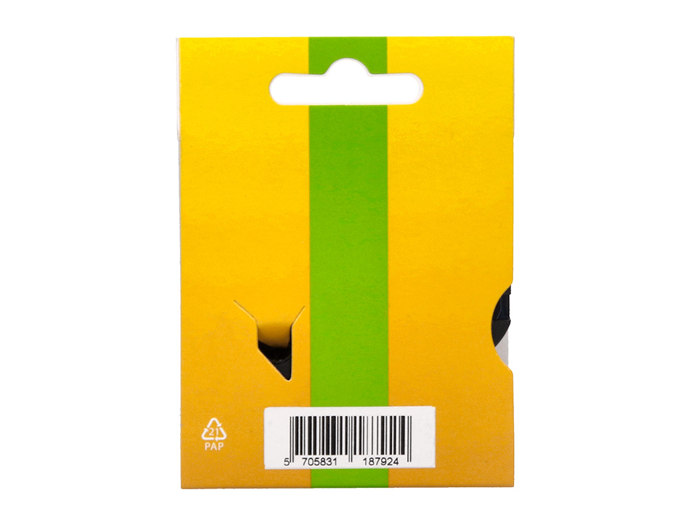 RUBAN TITREUSE Q-CONNECT 1000 NOIR-BLANC 9MM X 7MT D2 0-40913