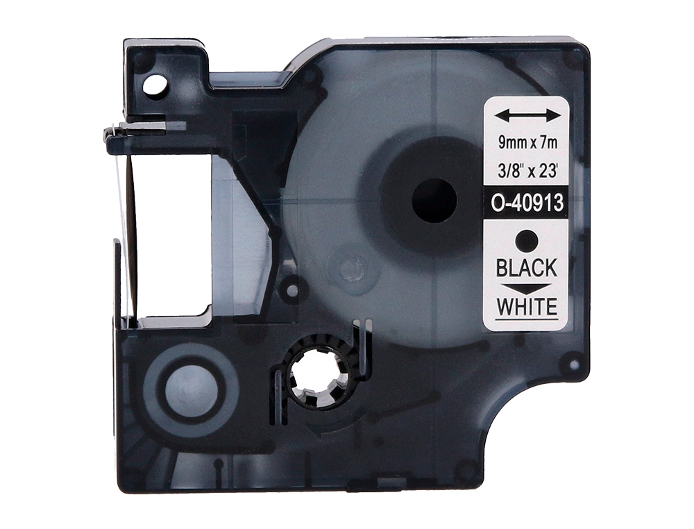RUBAN TITREUSE Q-CONNECT 1000 NOIR-BLANC 9MM X 7MT D2 0-40913