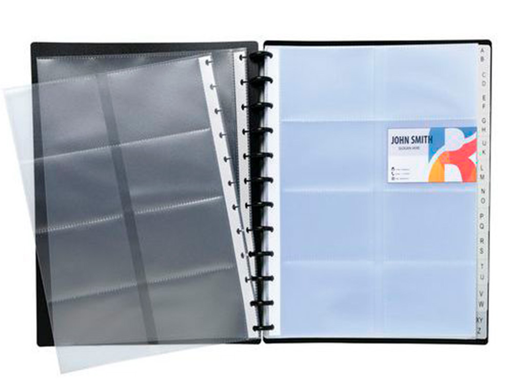 PROTEGE-DOCUMENTS HAMELIN MEMPHIS VARIOZIP A4 POLYPROPYLENE OPAQUE 30 POCHETTES AMOVIBLES 60 VUES
