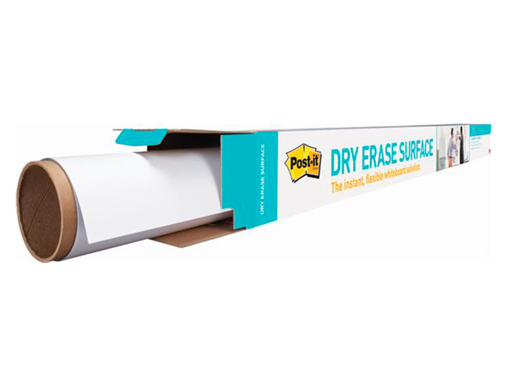 TABLEAU BLANC POST-IT ADHESIF EFFACABLE EN ROULEAU 1,219X1,829M