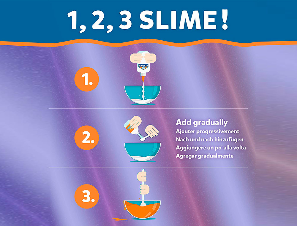 LIQUIDE MAGIQUE POUR SLIME ELMERS CONFETTI FLACON 259ML