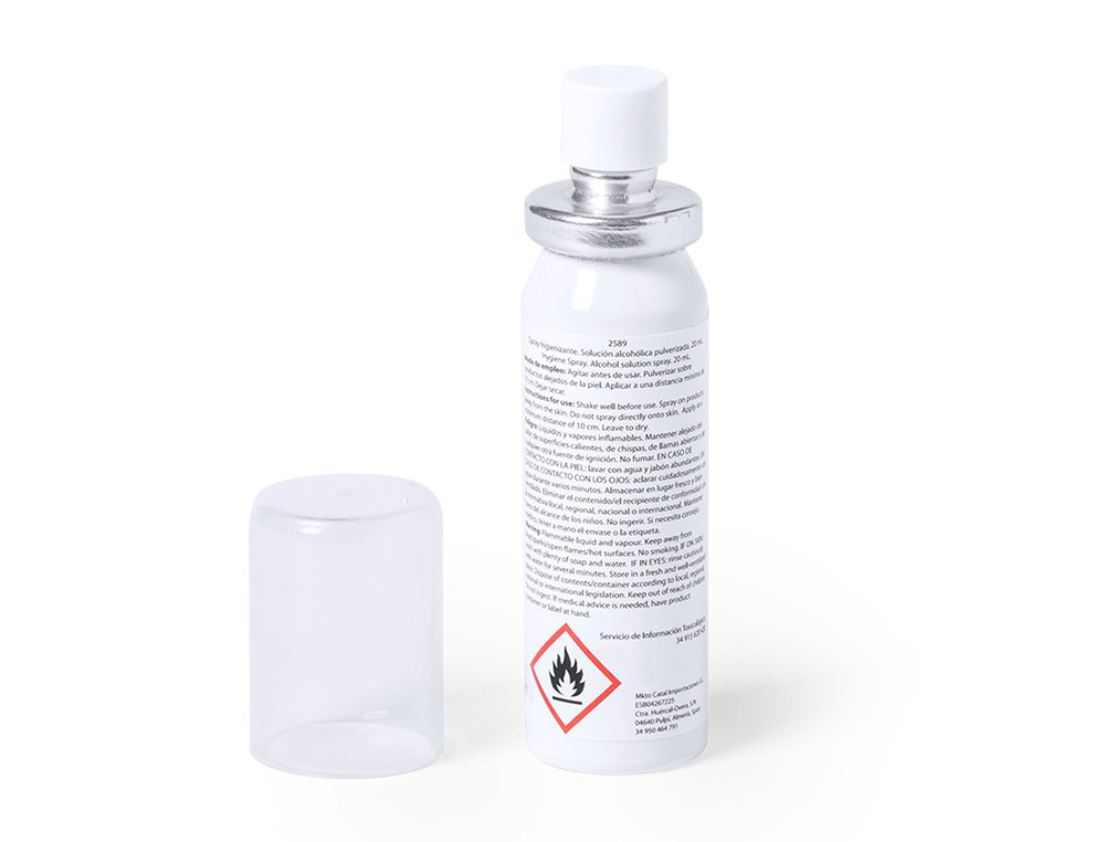 PULVERISATEUR HYGIENISANT Q-CONNECT NETTOIE ET          DESINFECTE SPRAY 20ML