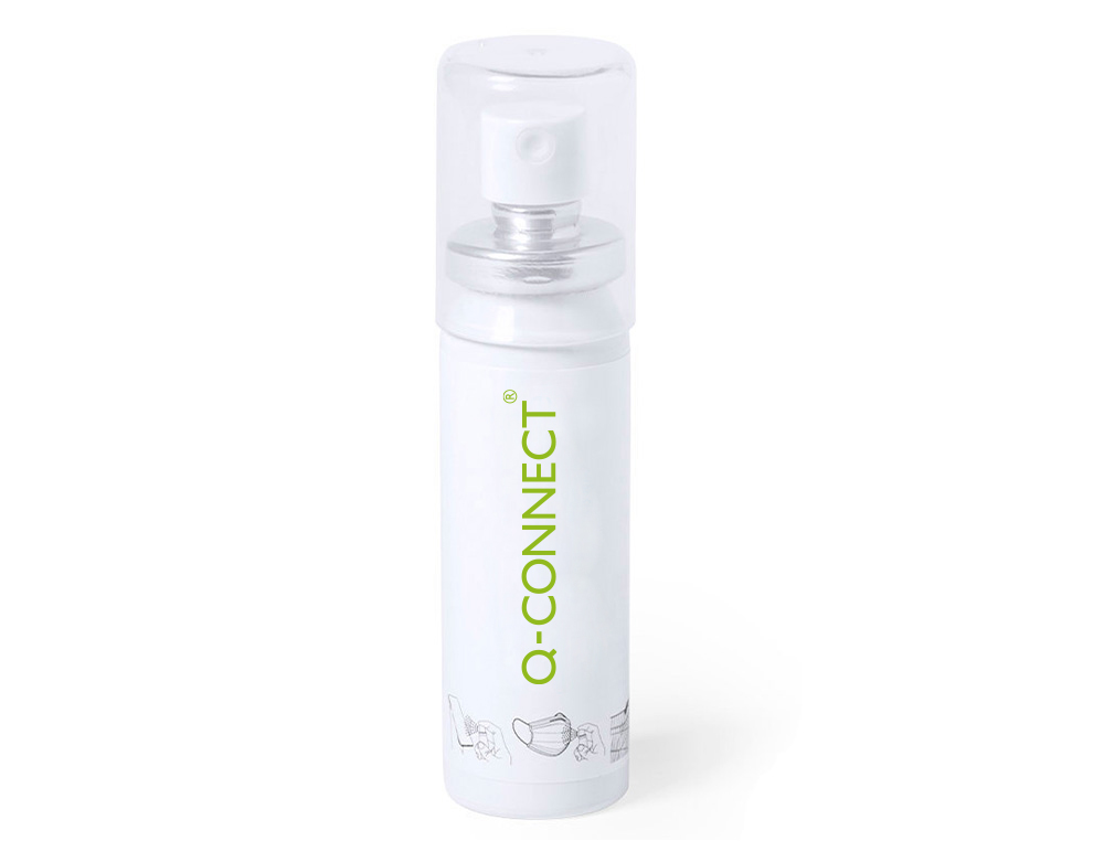PULVERISATEUR HYGIENISANT Q-CONNECT NETTOIE ET          DESINFECTE SPRAY 20ML