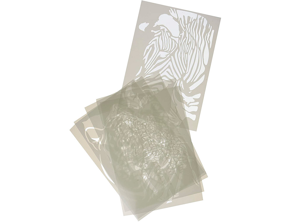 POCHOIR LES CHIFFRES CULTURE CLUB DE 0 A 9 21X15CM