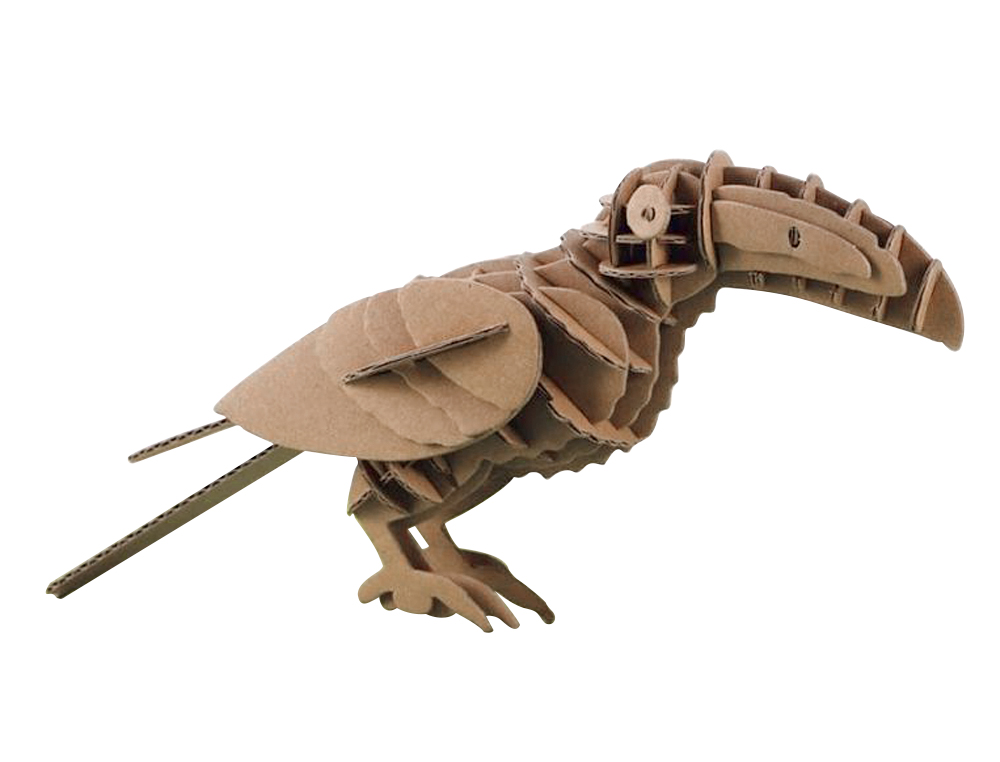 MAQUETTE TOUCAN GRAINE CREATIVE CARTON A ASSEMBLER   DECORER PERSONNALISER         200X100X70MM