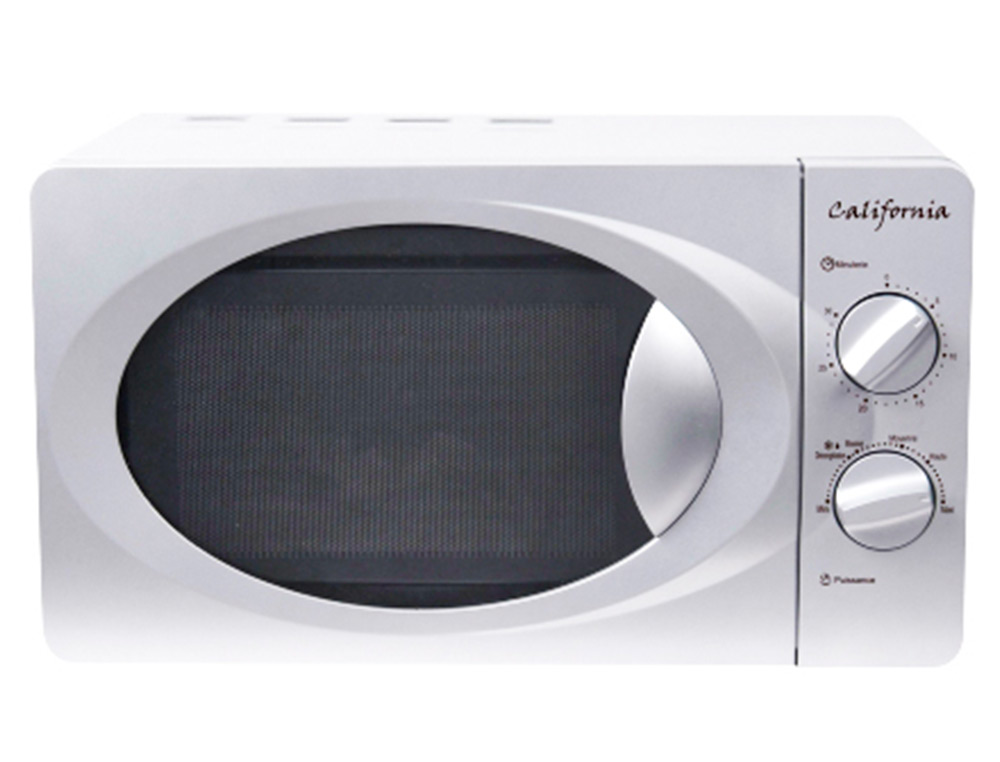 MICRO-ONDE CALIFORNIA PROGRAMMATEUR MECANIQUE 700W  2000ML 451X257X344MM COLORIS  BLANC