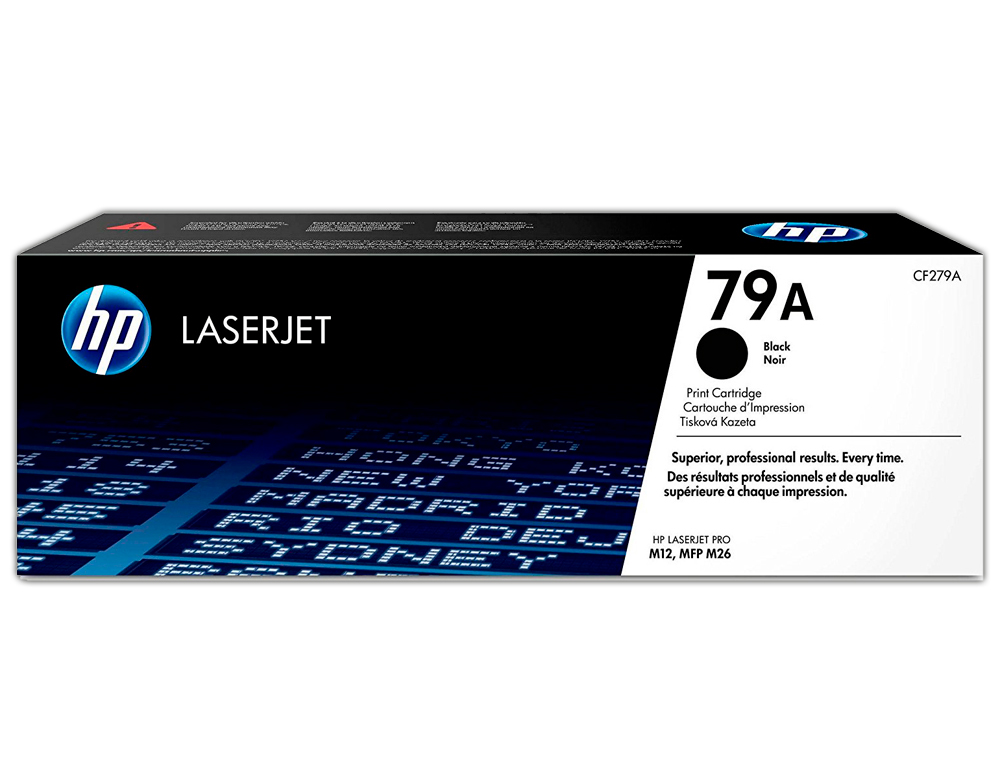 TONER LASER HP 79A CF279A POUR LASERJET PRO M12/MFP M26 COULEUR NOIR 1000P