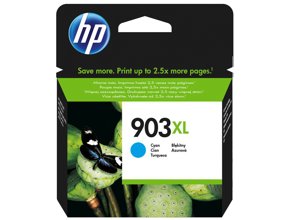CARTOUCHE HP 903XL JET D'ENCRE T6M03AE COULEUR CYAN 825P