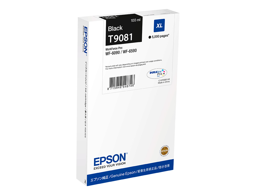CARTOUCHE ENCRE EPSON WF-6590DWF/WF-6090DWáXL NOIR
