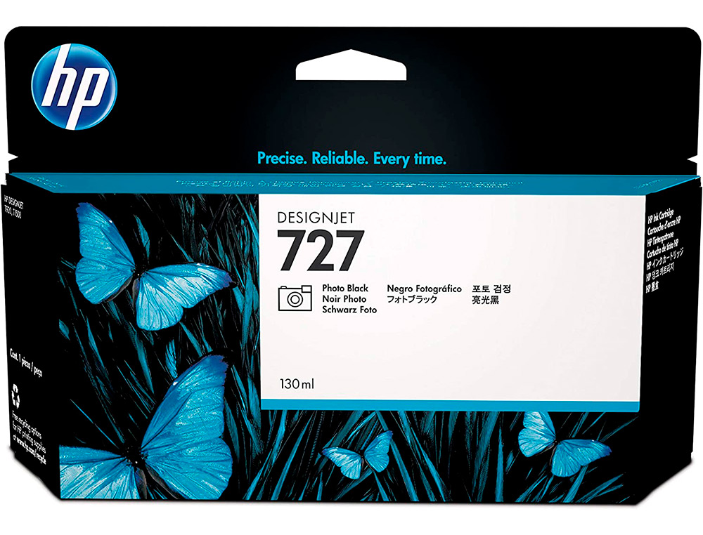 CARTOUCHE HP JET D'ENCRE 727 COULEUR CYAN 130ML