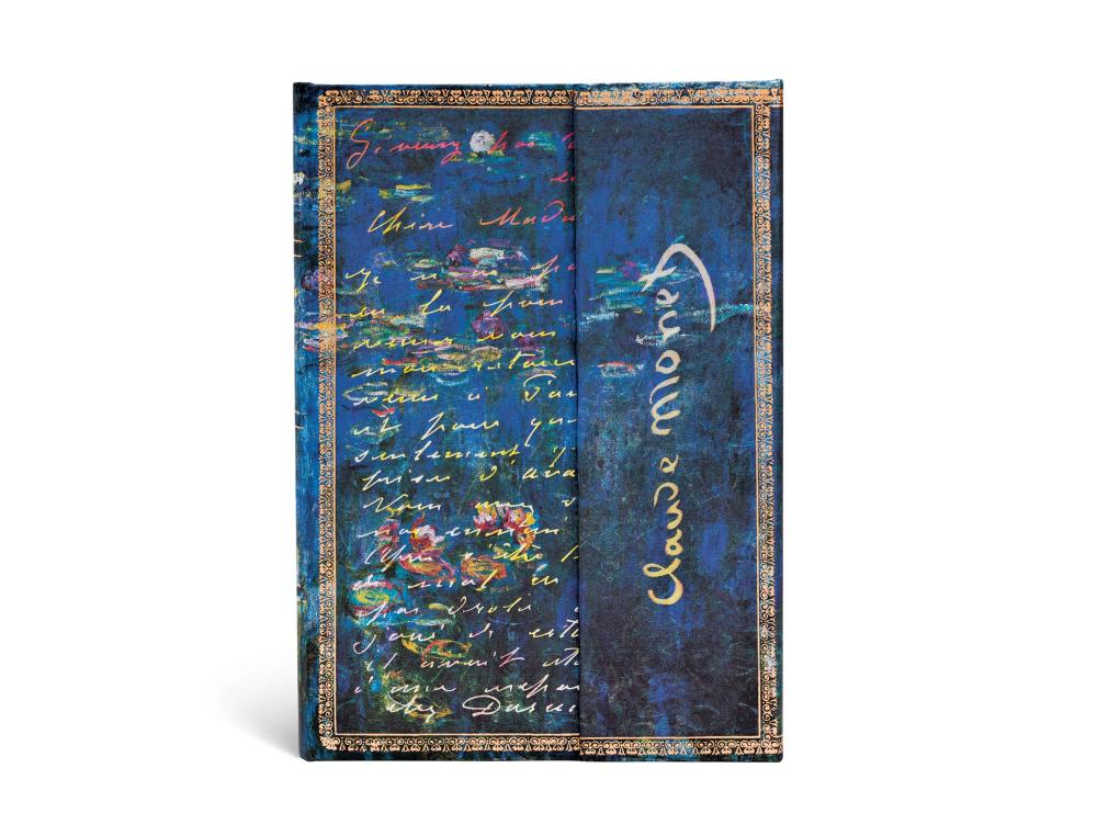 CARNET PAPERBLANKS COUV. RIGIDE LES MANUSCRITS ESTAMPES MONET LETTRE A MORISOT MIDI 130X180MM 144 P