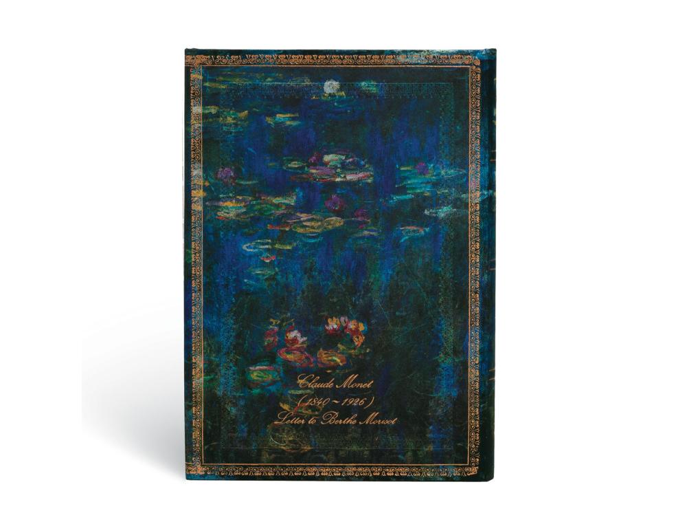 CARNET PAPERBLANKS COUV. RIGIDE LES MANUSCRITS ESTAMPES MONET LETTRE A MORISOT MIDI 130X180MM 144 P