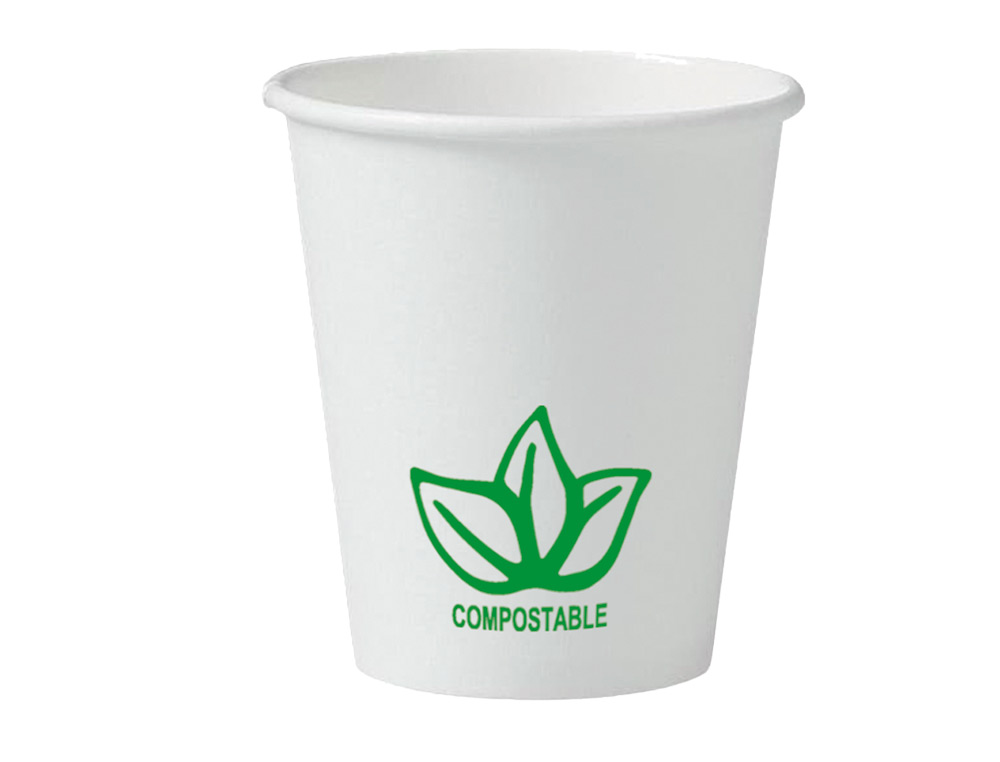 GOBELET EN CARTON COLDIS BIODEGRADABLE COMPOSTABLE DE  CONTENANCE 18CL PAQUET DE 50