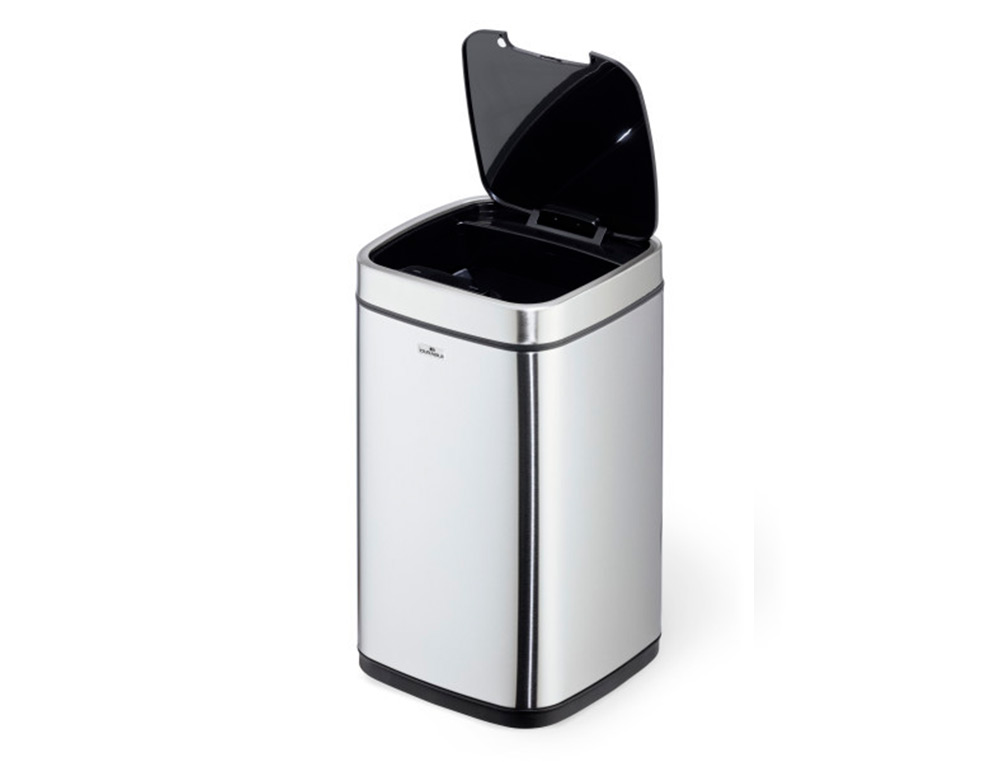 POUBELLE DURABLE A CAPTEUR AUTOMATIQUE ACIER INOXIDABLE  A 