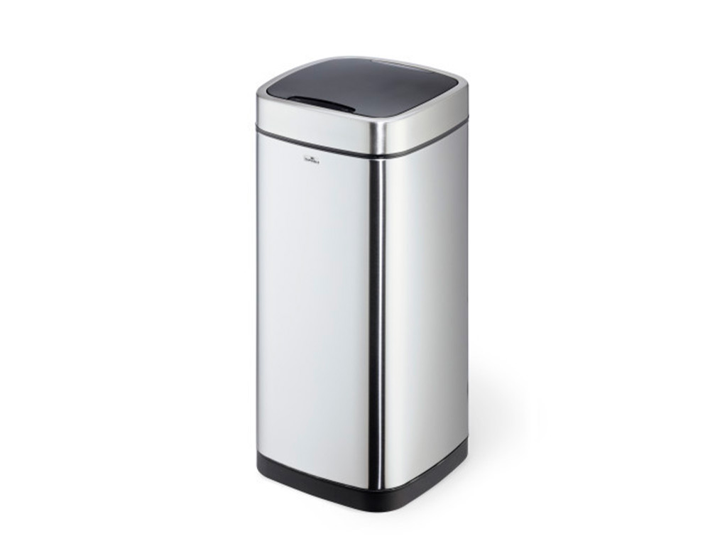 POUBELLE DURABLE A CAPTEUR AUTOMATIQUE ACIER INOXIDABLE  A 