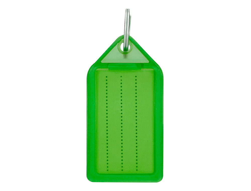 PORTE-CLES Q-CONNECT PORTE-ETIQUETTE PREMIUM       COLORIS VERT BOITE 40 UNITES