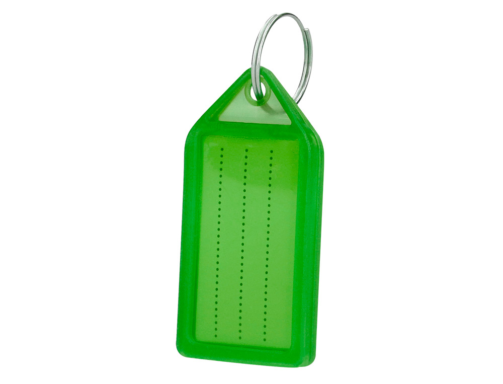 PORTE-CLES Q-CONNECT PORTE-ETIQUETTE PREMIUM       COLORIS VERT BOITE 40 UNITES