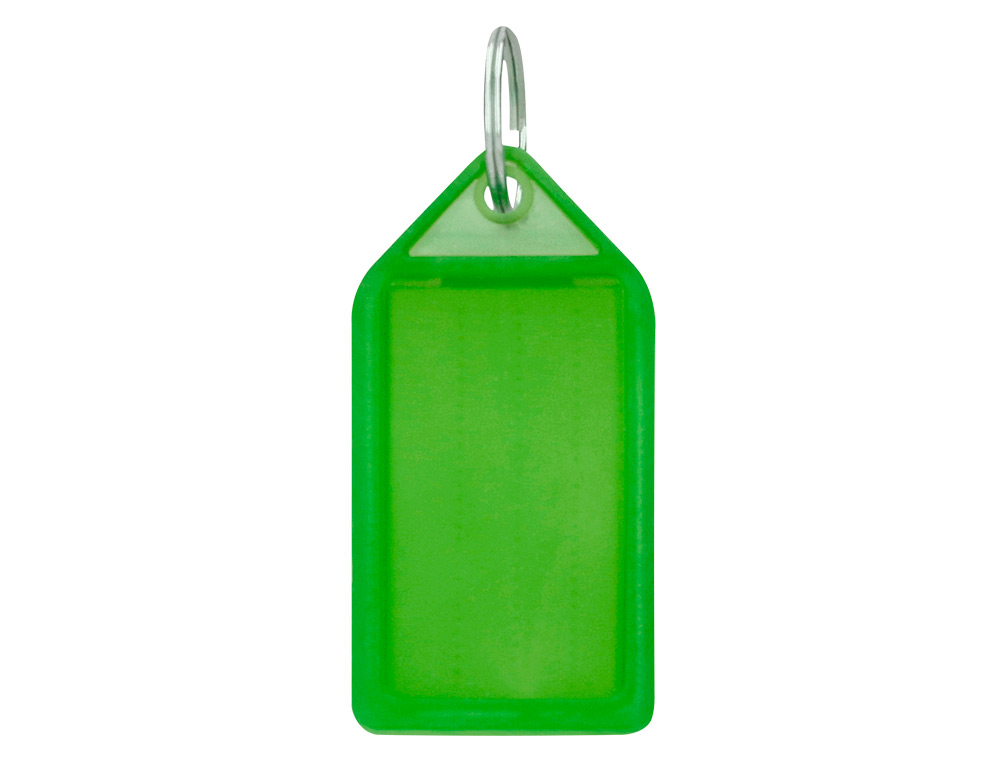 PORTE-CLES Q-CONNECT PORTE-ETIQUETTE PREMIUM       COLORIS VERT BOITE 40 UNITES