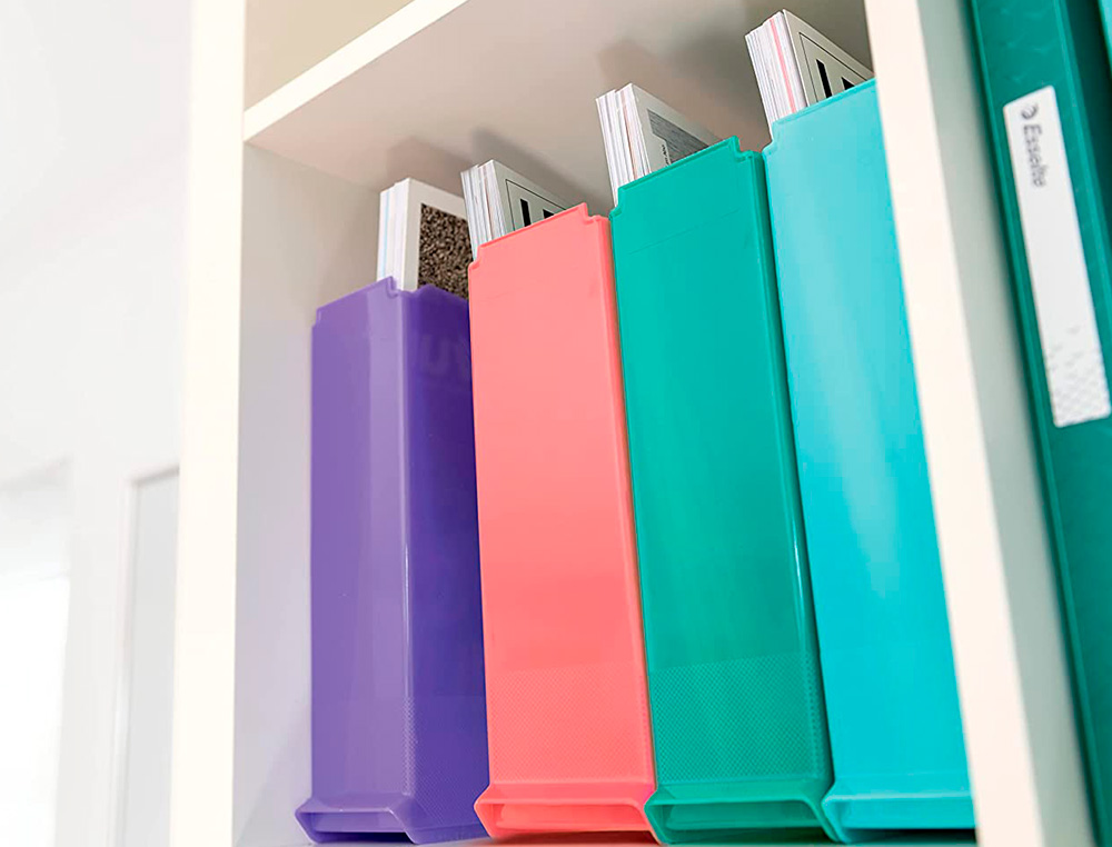 PORTE-REVUES ESSELTE COLOUR'BREEZE A4 TRANSLUCIDE  COULEUR LAVANDE