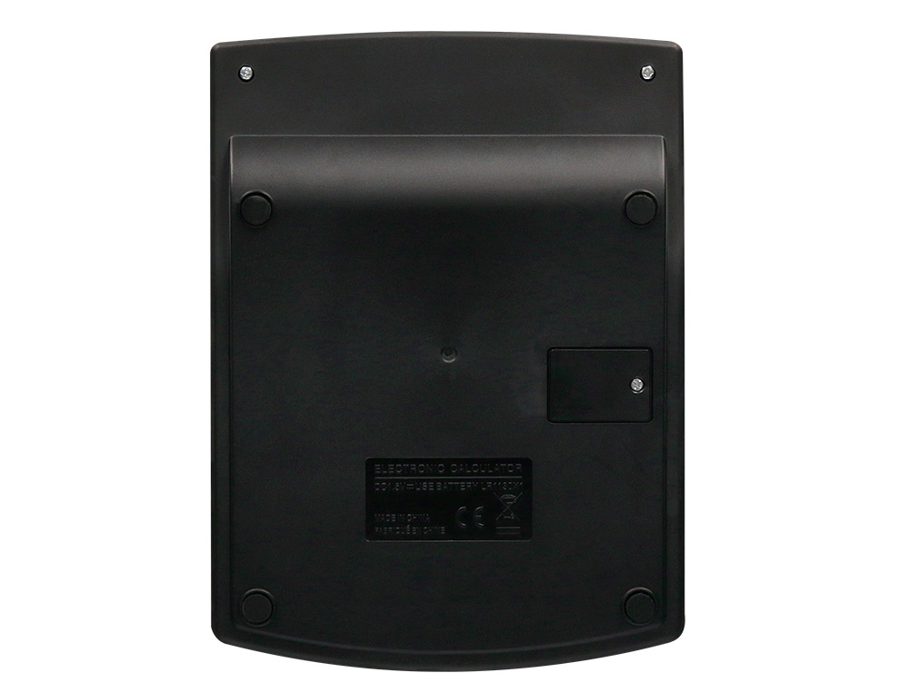 CALCULATRICE DE BUREAU LIDERPAPEL XF28 12 CHIFFRES DOUBLE LIGNE COUTS VENTES MARGE TAXES SOLAIRE ET PILES