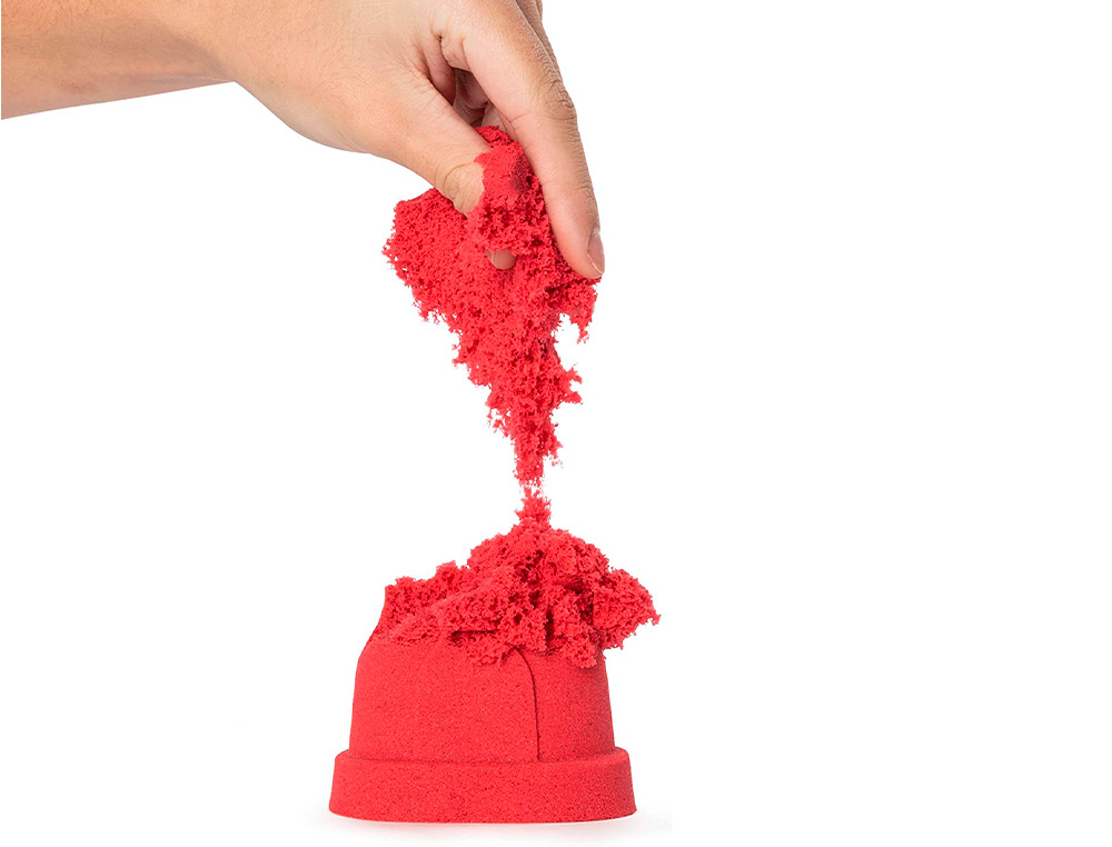 COFFRET KINETIC SAND 10 RECHARGES SOUS FORME DE CHATEAU COLOR ES 127GR