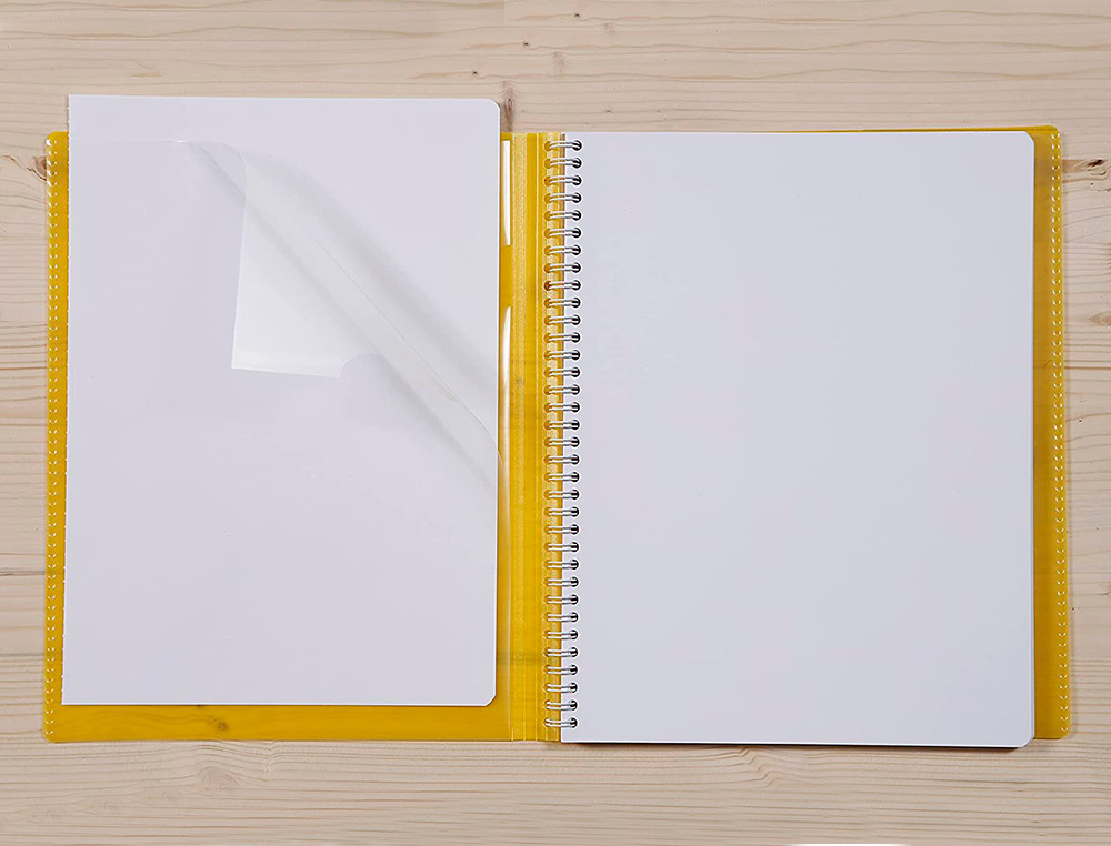 CARNET DE DESSIN KOVERBOOK A4 2 RABATS   POCHETTE        COULEURS ASSORTIES  22,5X29,7 CM BLANC 125G 100 PAGES